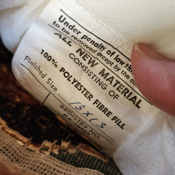 Vintage 90s Loie 13"x13" 100% Wool Needlepoint Pillow Garden Flower Birds - Picture 11 of 12